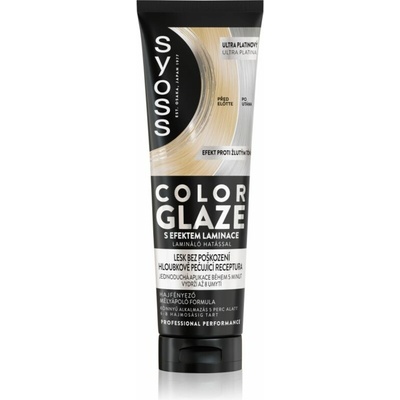 Syoss Intense Glaze Color tónovací barva na vlasy pro lesk odstín Ultra Platinum 130 ml