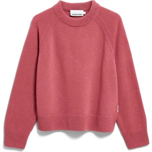 ARMEDANGELS Дамски пуловер ARMEDANGELS Women's Wool Knit Sweater Jumper - Velvet Ember - размер XL (117-4050-0515)