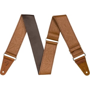 Fender Tooled Leather Guitar Strap 2'' Brown Каишка за китара (0996970000)