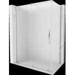 Mexen Velar плъзгаща се душ кабина 150 x 80 см, матирано, хром - 871-150-080-31-01 (871-150-080-31-01)