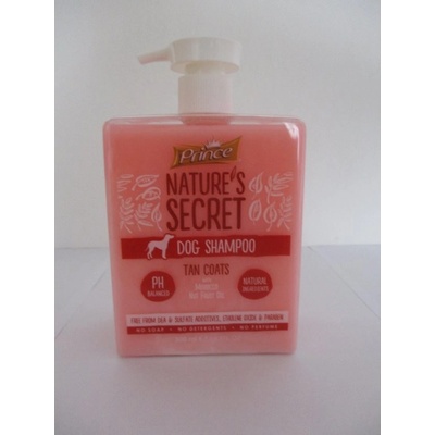 Petnutrition limited natures secret dog shampoo Tan coats 500 ml