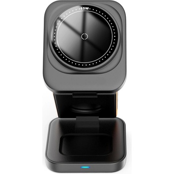 Xmart 3 в 1 Безжична зарядна станция Xmart FWC-2406B, 24476 (24476)