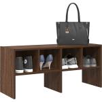 vidaXL Стелаж за обувки, стифиращи, кафяв дъб, 89, 5x30x40 см (858851)