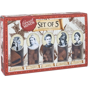 Professor Puzzle Комплект логически пъзели Professor Puzzle - Жени, 5 броя (GM1528)