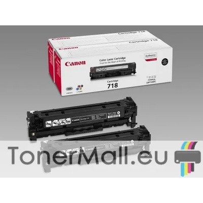 Canon Оригинална тонер касета CANON Cartridge 718B (Black) 2 бр. комплект, 2662B005AA