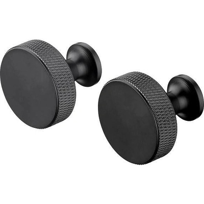 Blomus (Германия) Комплект от 2 бр. кръгли закачалки blomus rof - цвят черен (blomus 66881)