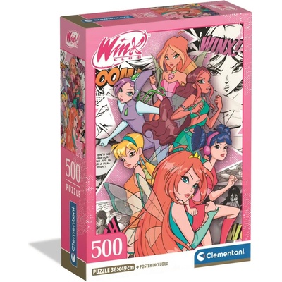 Clementoni Kompaktní Winx 500 dílků