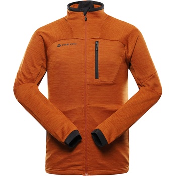 Alpine Pro Мъжки бързосъхнещ суитшърт ALPINE PRO ONNEC 3 златен дъб ALPINE PRO | Oranzhev | МЪЖЕ | S