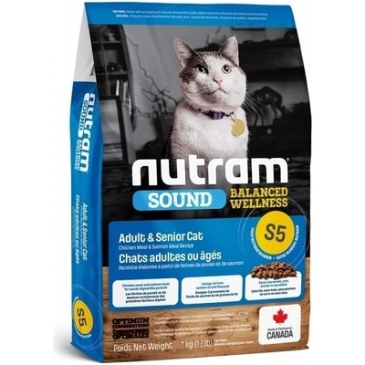 Nutram S5 Sound Adult & Senior Cat 5,4 kg
