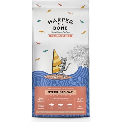Harper and Bone Cat Sterilised divy oceánu 2 kg