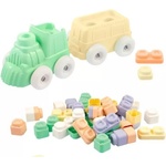 Mochtoys Play&Squish -24 части, с влак (12774)