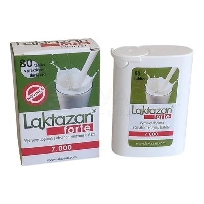 Laktazan Forte 7000 FCC 80 tabliet