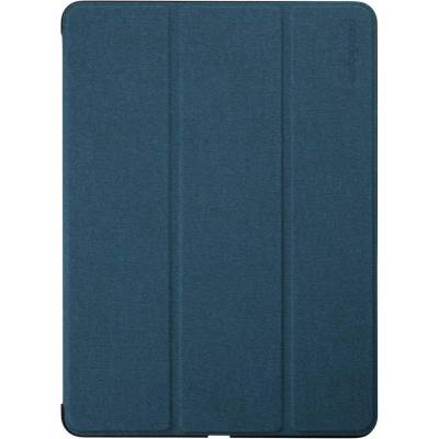 Prodigee Fleep Case - кожен калъф, тип папка и поставка за iPad 6 (2018), iPad 5 (2017) (син)