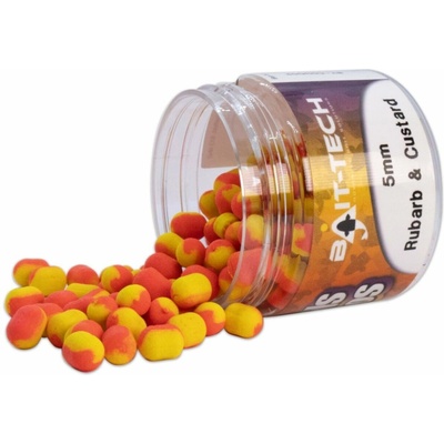 BAIT-TECH DUO COL CRITICALS WAFTERS RHUBARB AND CUSTARD 50ml 5mm