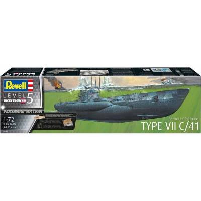 Revell Model plastiková německá loď typ VII C/41 1/72