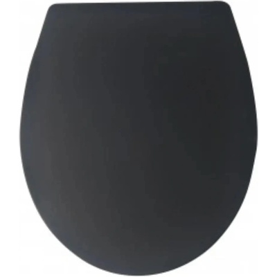 Inter Ceramic ТОАЛЕТНА СЕДАЛКА ДУРОПЛАСТ ЛЕЙЛА ЧЕРНА (6988354246111)