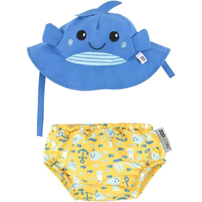 Zoocchini UV Set klobúčik a plavky Veľryba