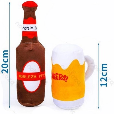 Nobleza pre psa plyšové pivo fľaškové 20 cm čapované 12 cm