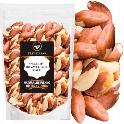 Trzy ziarna Brazilské ořechy celé ořechy 100 g