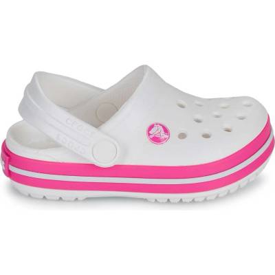 Crocs Чехли Crocband Kids Clog T_White/Pink Crush