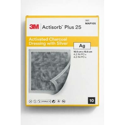 ACTISORB PLUS 25 10 ks 10,5 x 10,5 cm
