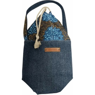 CEDR Džínový vak s uchem „Denim Orient“
