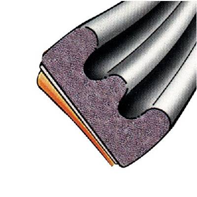 TRELLEBORG Těsnění okenní EPDM K 9x4mm BÍ (100m) TRELLEBORG