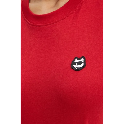Karl Lagerfeld Памучна тениска Karl Lagerfeld IKON (A1W17025)