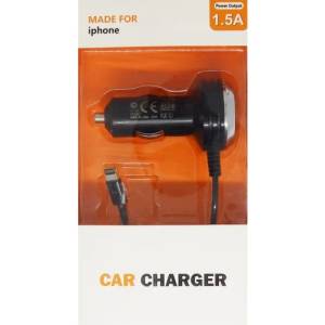  Висококачествено зарядно устройство за кола за iPhone 12V-24V - 1500 mAh