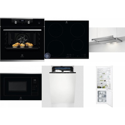 Set Electrolux KODEH70X + LIR60433B + LFP326S + LMS4253TMX + EEM23100L + ENT6TF18S