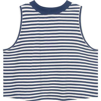 DEDICATED Дамски топ DEDICATED Women's Top Namsos Stripes Top - Insignia Blue (916-1395-0614)