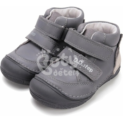 D.D.Step celoroční dětské boty S082-52202B šedá liška šedá