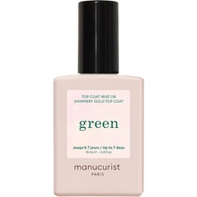 Manucurist Green Shimmery Top Coat Gold