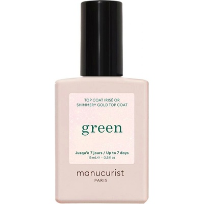Manucurist Green Shimmery Top Coat Gold