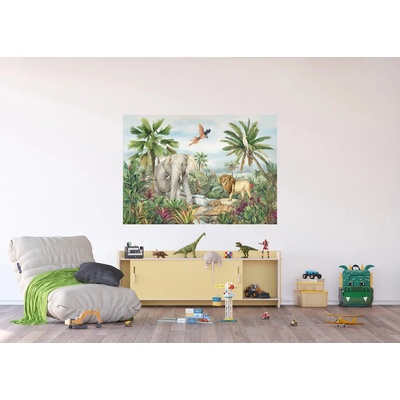 Ag Design FTDNM-5287 Dětská vliesová fototapeta na zed' Džungle, rozměry 155 x 110 cm