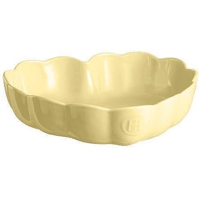 Emile Henry Керамична форма сърце emile henry madeleine heart dish - цвят бледожълто (eh 6153-89)