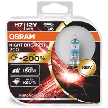 Image 1 of OSRAM Крушка OSRAM H7, 12V, 55W, 3700К, 1500lm, 2 броя