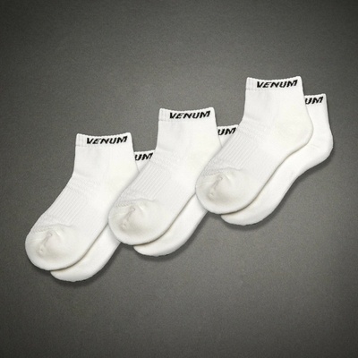 Venum Essential White Black 3 páry