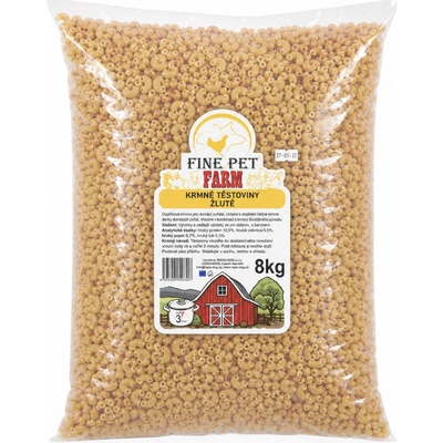 Fine Pet Farm krmné těstoviny žluté 8 kg