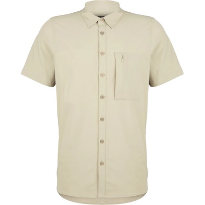 Stoic Мъжка риза с копчета Stoic AntiMosquito ByskeSt. Shirt S/S Shirt - Taupe White - размер L (033-2743-0213)