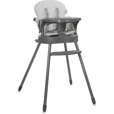 Lorelli СТОЛ ЗА ХРАНЕНЕ 3в1 siesta grey leather (3800166116495)