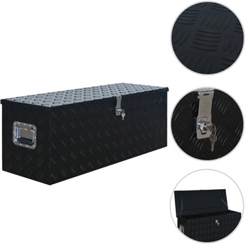 HABA Алуминиева кутия, 1085x370x400 см, черна (V144846)