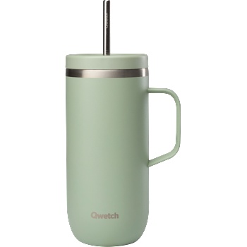 Qwetch Студена чаша Isotherm с дръжка, 600 мл - Matte Light Green