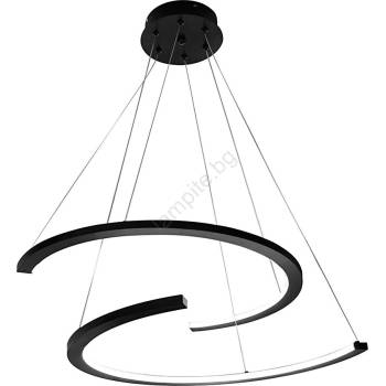MILAGRO Led Пендел doublemoon led/30w/230v черен (mi2559)