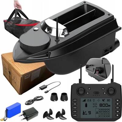 LOKEEVAN V030 s echolotem, dosah 800 m, baterie 20000 mAh, nosnost 3 kg, rychlost 15 km/h, GPS + taška – Zboží Dáma