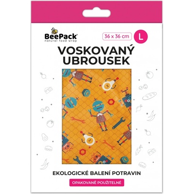 Beepack Voskovaný ubrousek ROBOTI 36x36cm