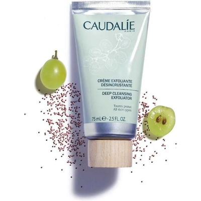 Caudalie Дълбоко почистващ крем пилинг за всички типове кожа на лицето, Caudalie Deep Cleansing Exfoliator for All Skin Types, 75ml