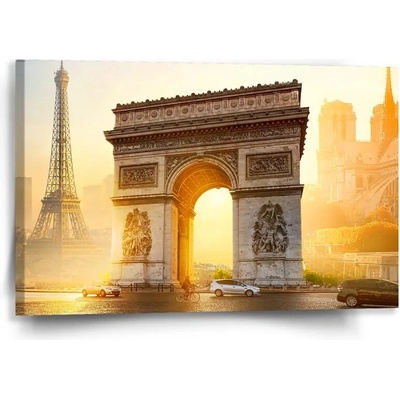 Sablio Obraz Paríž Víťazný oblúk - 60x40 cm
