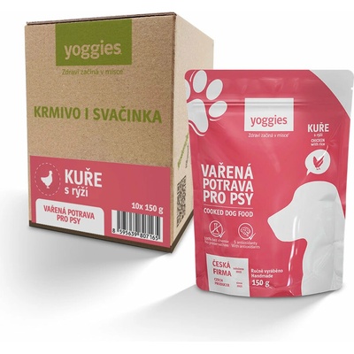 Yoggies kuraciecí mäso s rýží 10 x 150 g