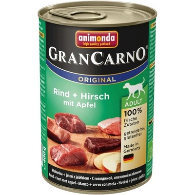 Animonda Gran Carno Adult hovězí & jelen & jablka 6 x 400 g